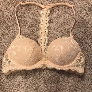 PINK Tan Razor Back Bra